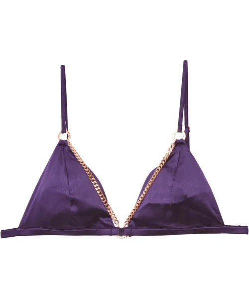 Chain Luxe Triangle Bra