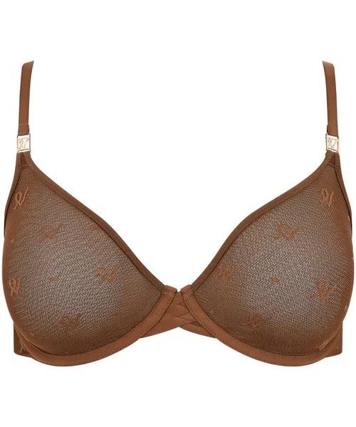 Monogram Mesh Demi Bra