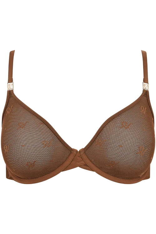 Monogram Mesh Demi Bra Monogram Mesh Demi Bra