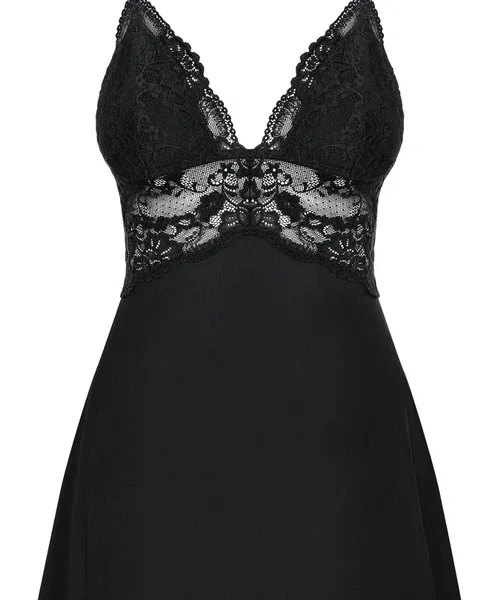 810 Babydoll & Thong Black