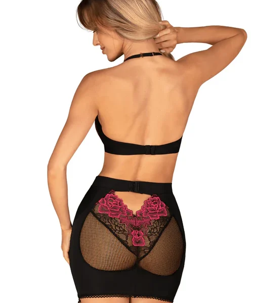 Rosenty Top & Suspender Skirt